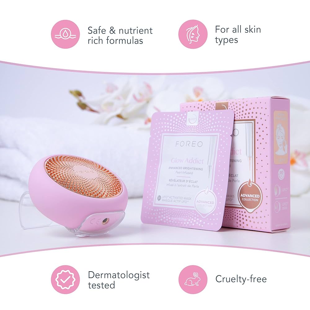 ボディ・フェイスケア FOREO UFO Amazon.com : FOREO UFO 3 go Travel-friendly Face Mask